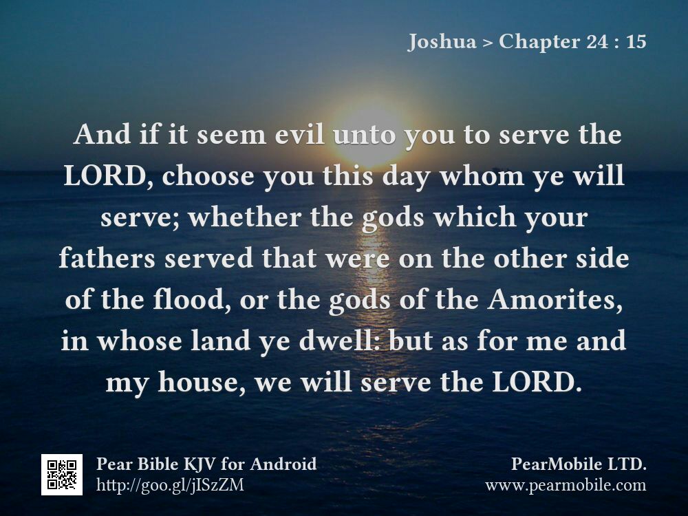 Joshua, Chapter 24:15